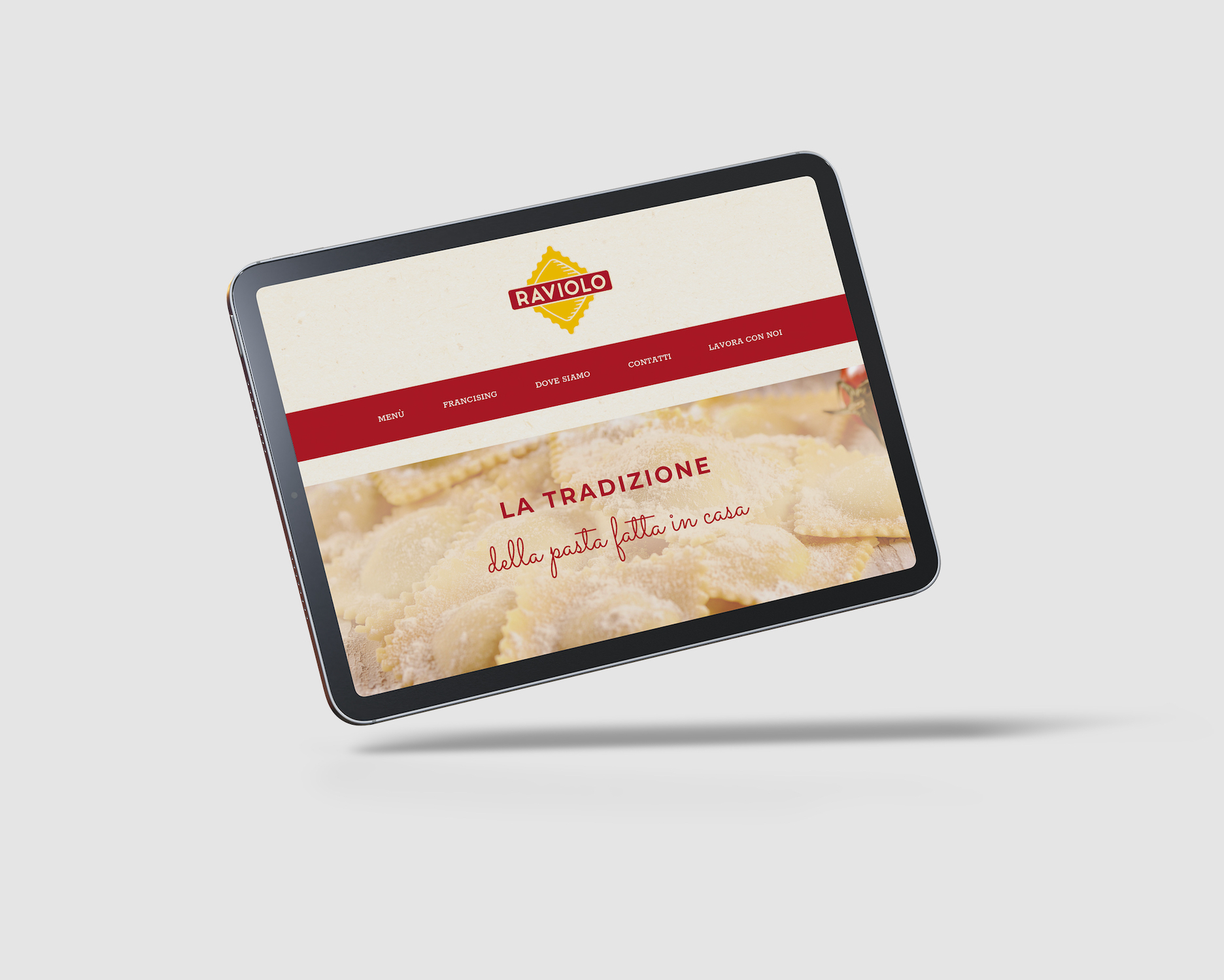 Web design sito web food