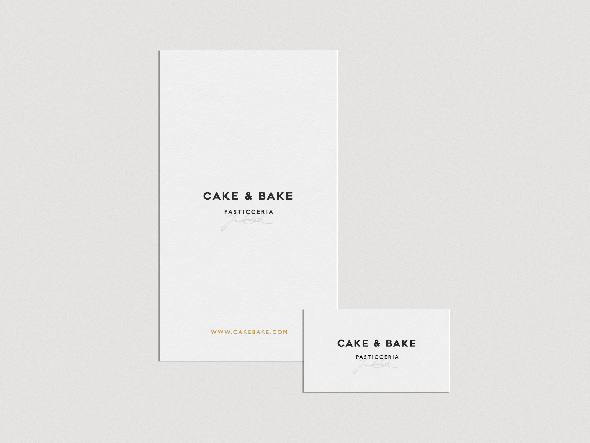 Immagine coordinata Pasticceria Cake&Bake