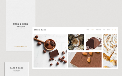 Progettazione Immagine coordinata Pasticceria Cake&Bake