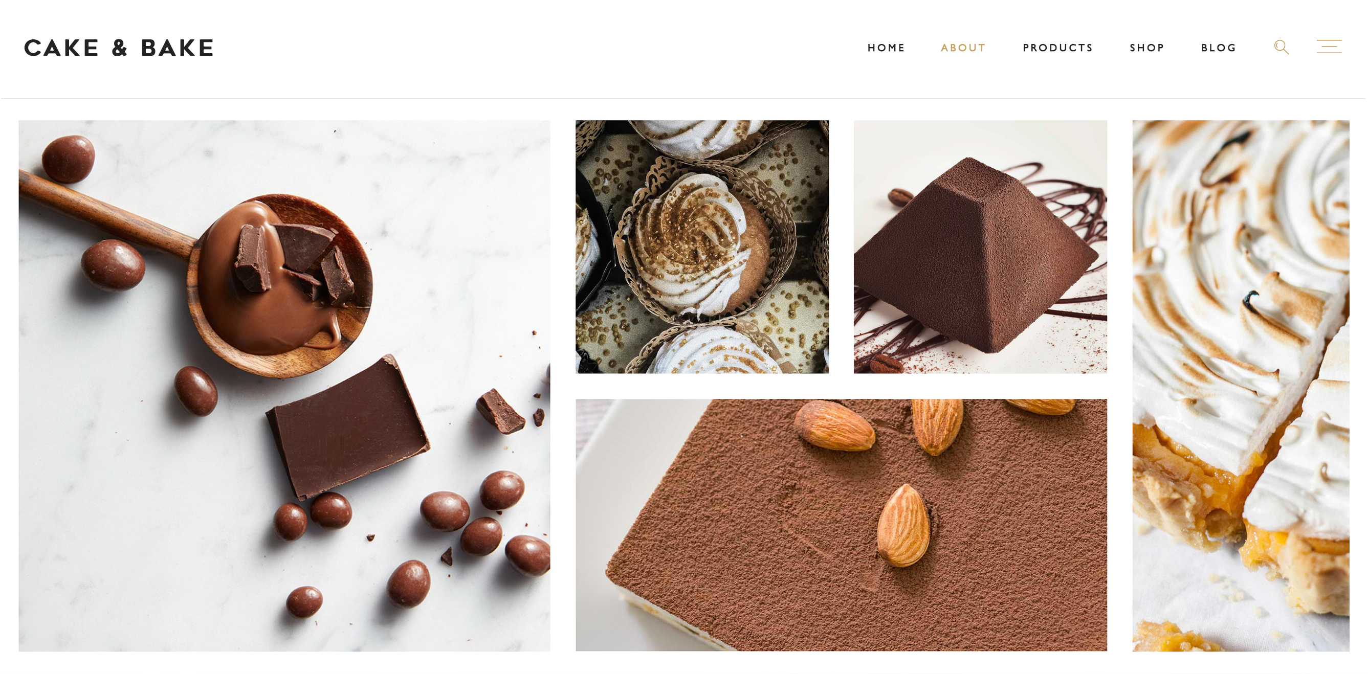Progettazione sito web Pasticceria