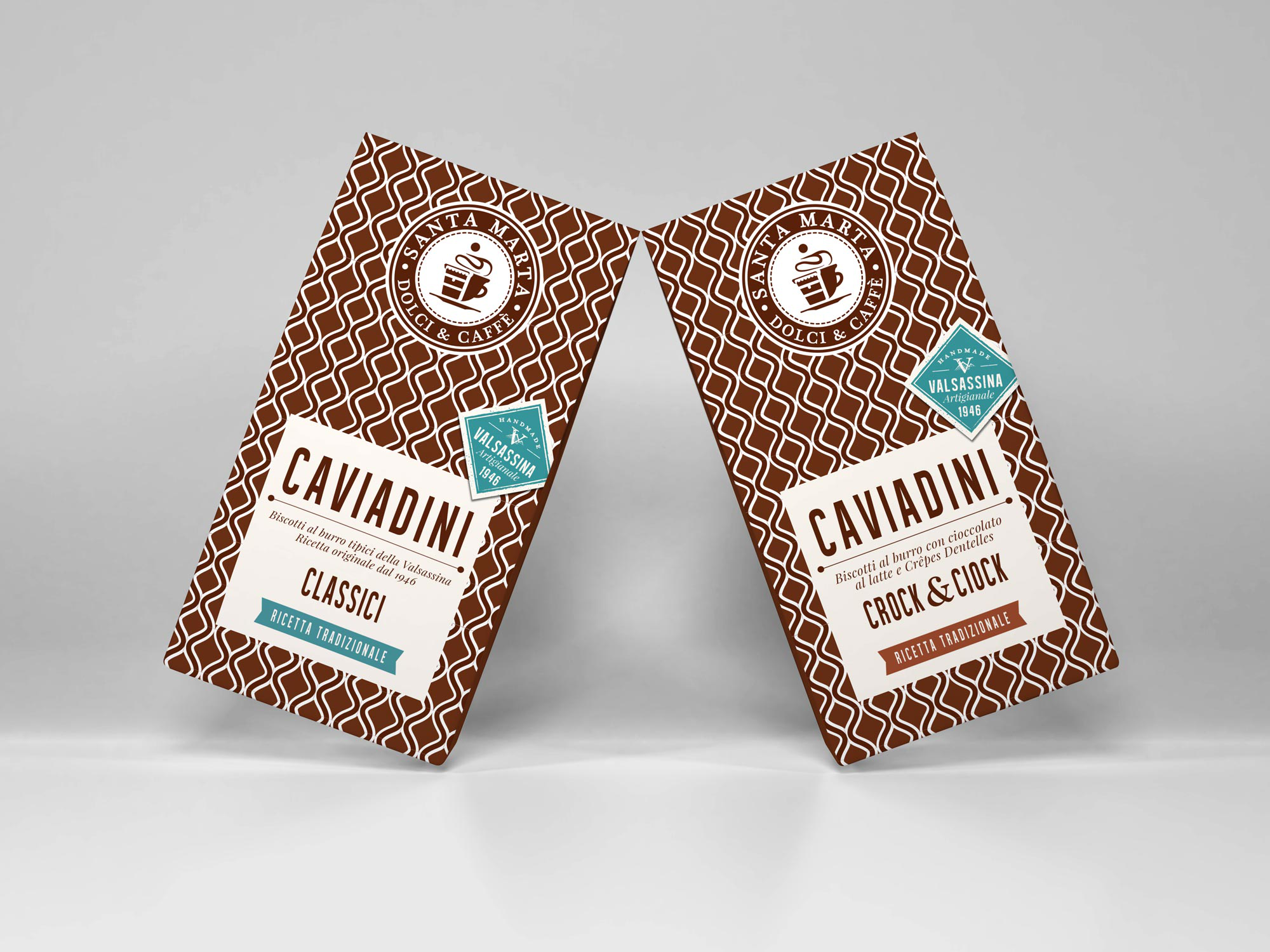 Grafica packaging pasticceria